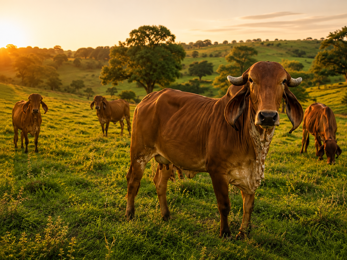 Free Grazed Gir Cows